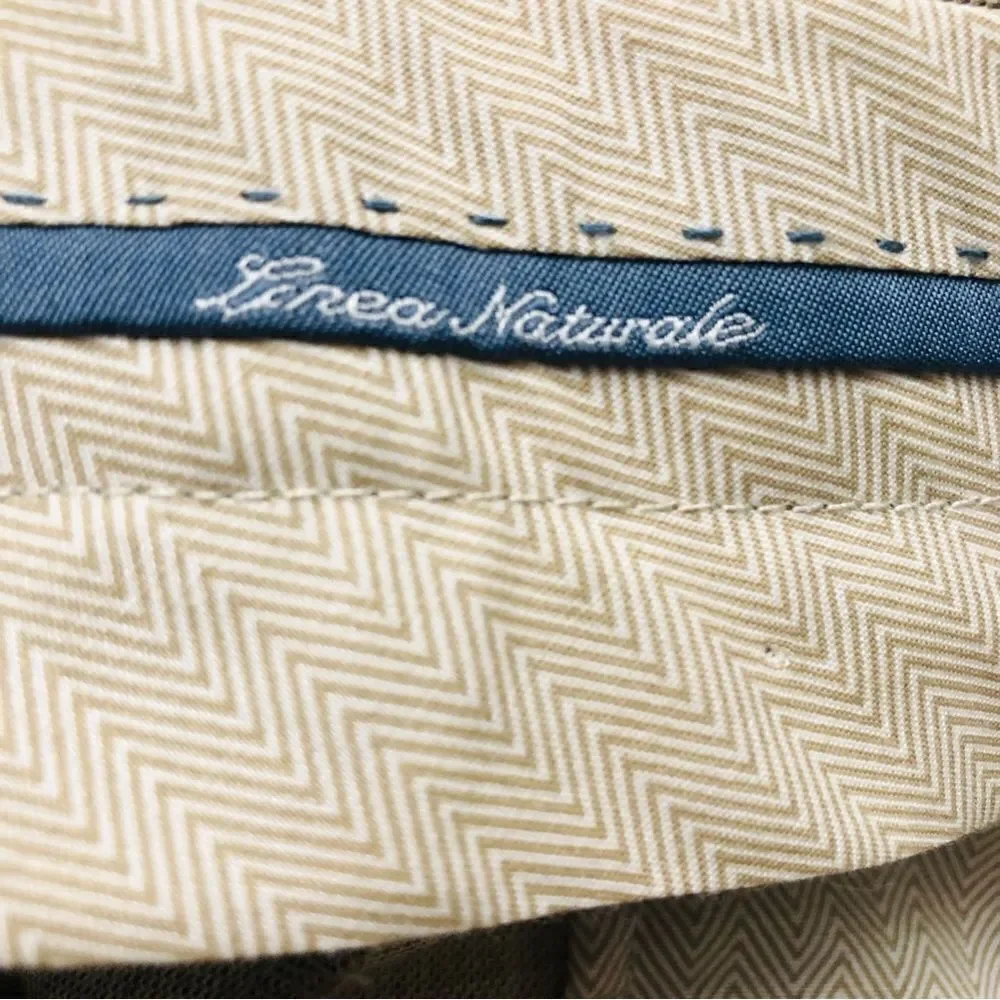 100% Wool Linea Naturale Luxe Flat Front Dress Men’s Pants 36x30 NWOT